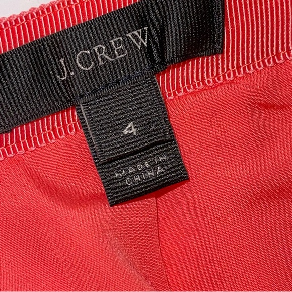 J Crew Coral Pleated Mini Skirt C5625 - Picture 11 of 16
